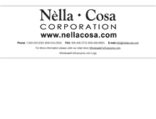 Tablet Screenshot of nellacosa.com
